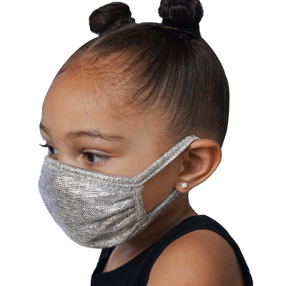 NEW WASHABLE Golden Sparkle Kids Face Mask Bundle - Picture 2 of 7